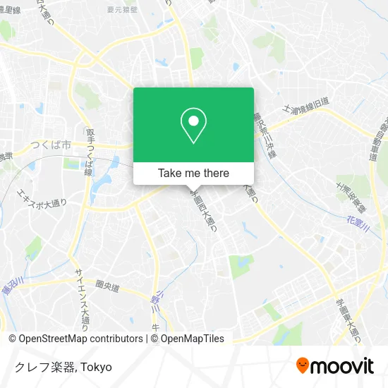 クレフ楽器 map