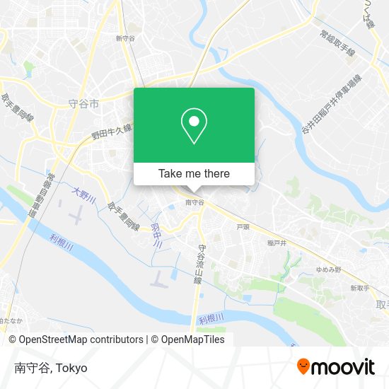 南守谷 map