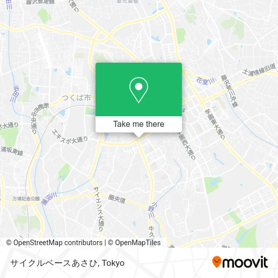 サイクルベースあさひ map