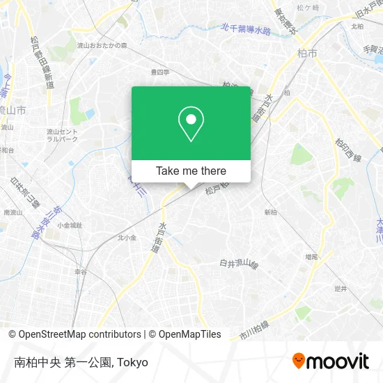 南柏中央 第一公園 map