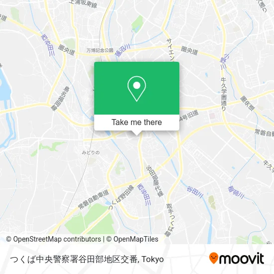 つくば中央警察署谷田部地区交番 map