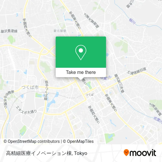 高精細医療イノベーション棟 map