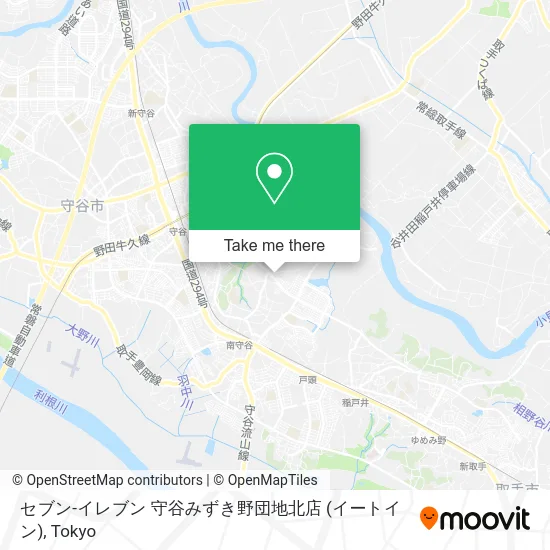 セブン-イレブン 守谷みずき野団地北店 (イートイン) map
