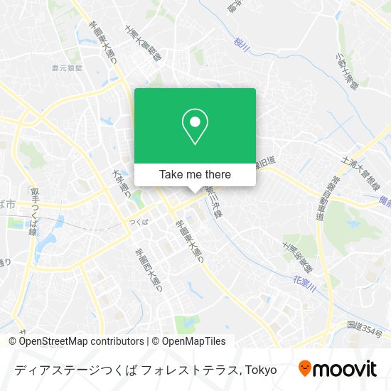 ディアステージつくば フォレストテラス map