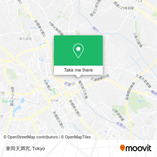東岡天満宮 map