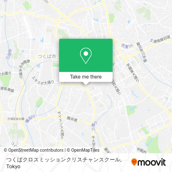 Tsukuba Cross Mission Christian School map