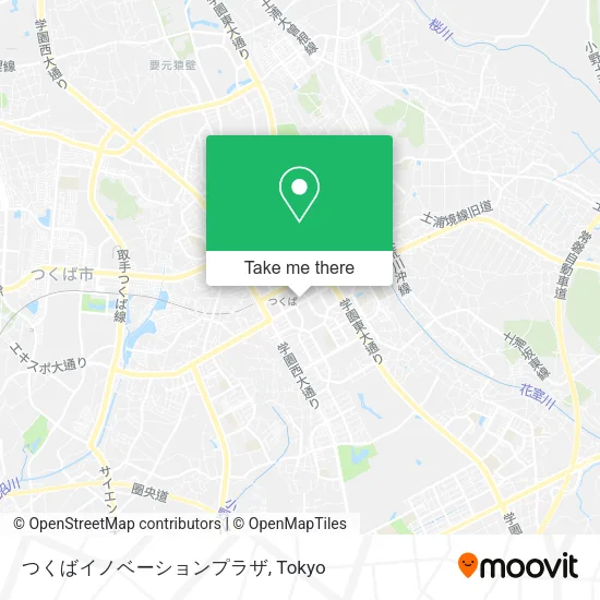 つくばイノベーションプラザ map