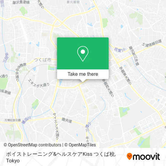 ボイストレーニング&ヘルスケアKiss つくば校 map