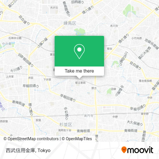 西武信用金庫 map