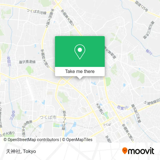 Tenjin Shrine map