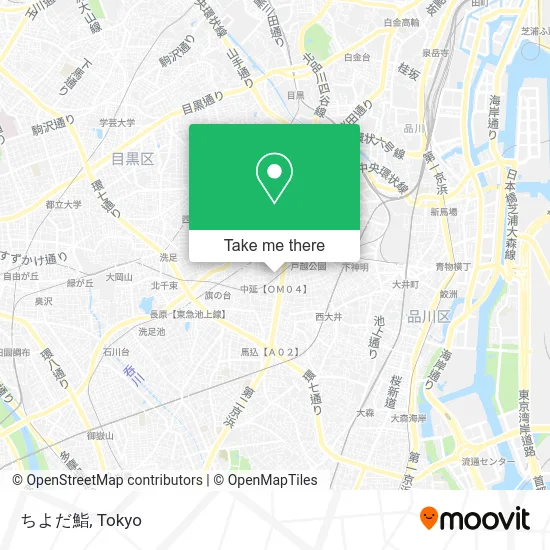 ちよだ鮨 map