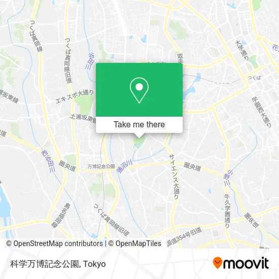 科学万博記念公園 map