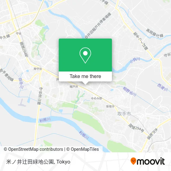 米ノ井辻田緑地公園 map
