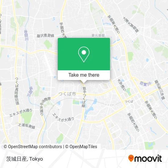 茨城日産 map