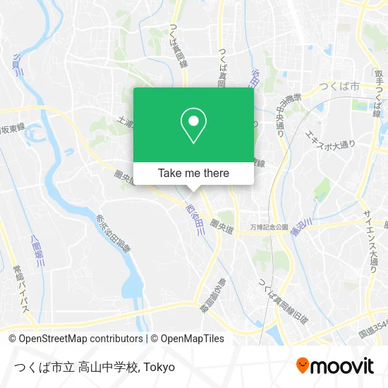 つくば市立 高山中学校 map