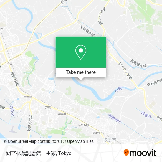 間宮林蔵記念館、生家 map
