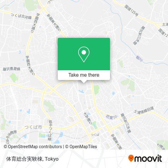 体育総合実験棟 map
