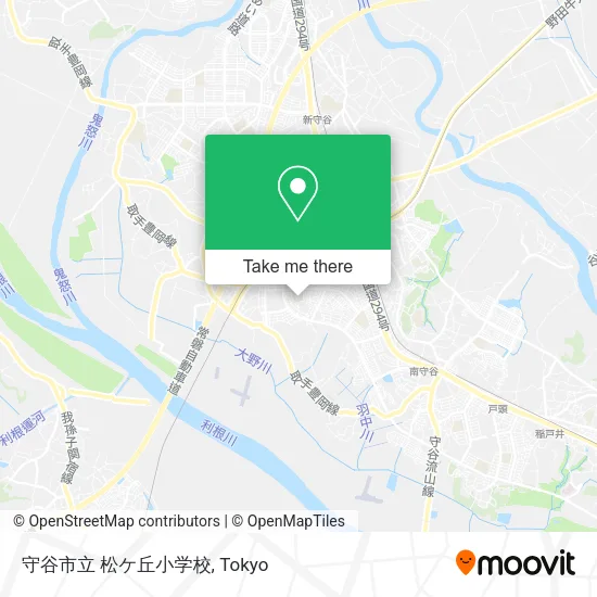守谷市立 松ケ丘小学校 map