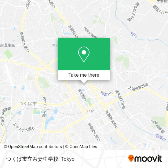 つくば市立吾妻中学校 map