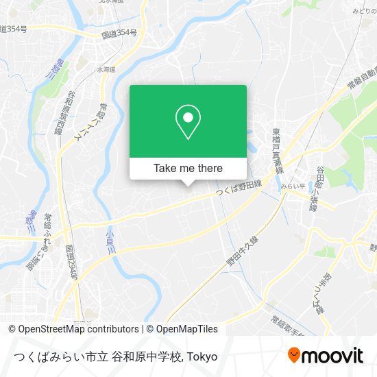つくばみらい市立 谷和原中学校 map