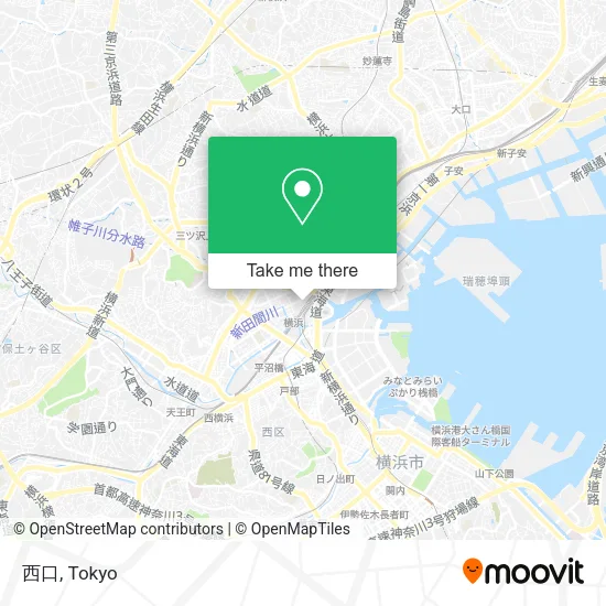 西口 map