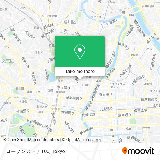 ローソンストア100 map