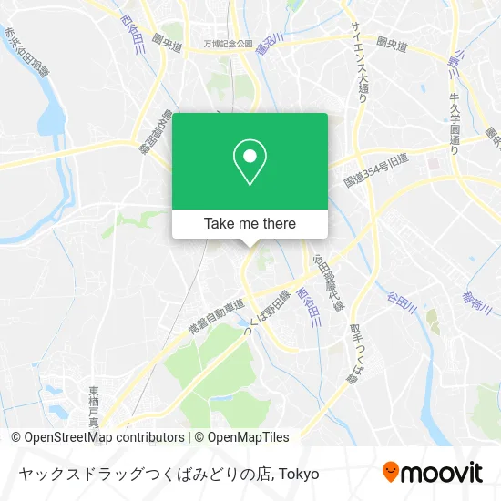 ヤックスドラッグつくばみどりの店 map