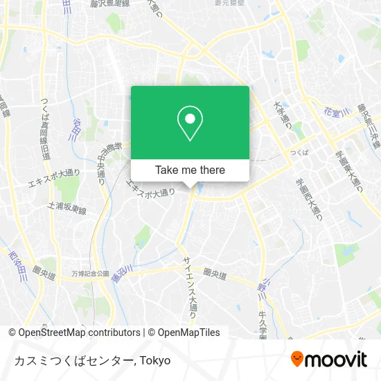 カスミつくばセンター map
