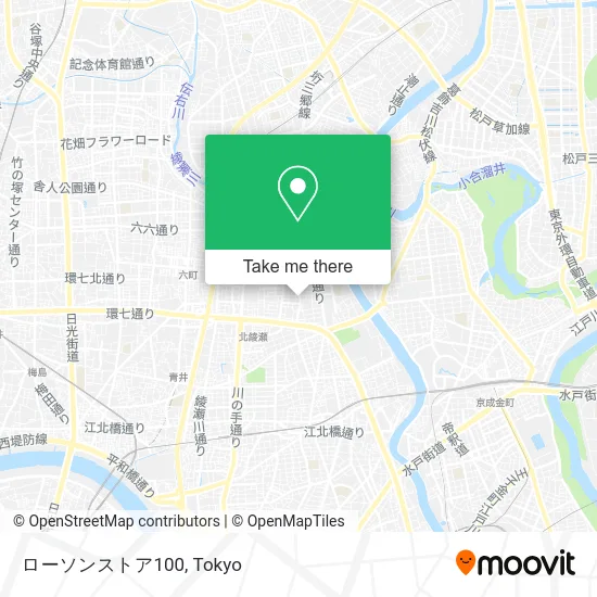 ローソンストア100 map