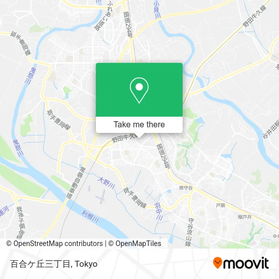 百合ケ丘三丁目 map