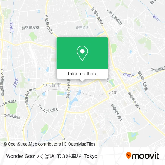 Wonder Gooつくば店 第３駐車場 map