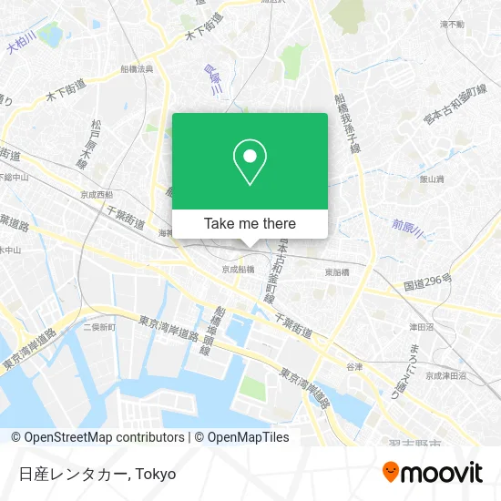 日産レンタカー map