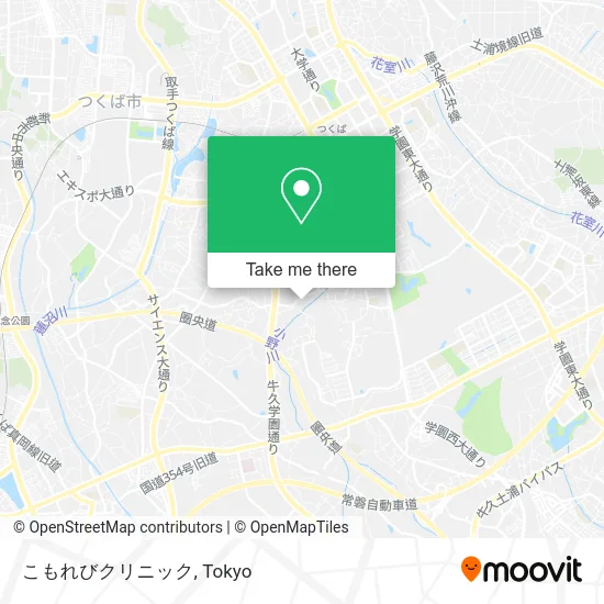 こもれびクリニック map