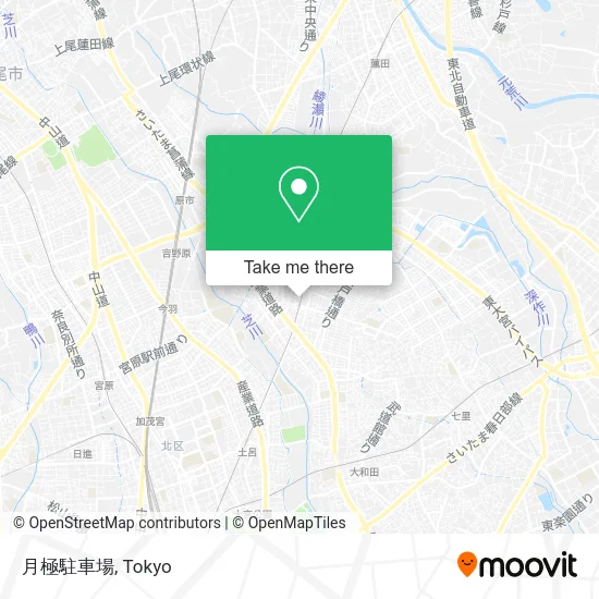 月極駐車場 map