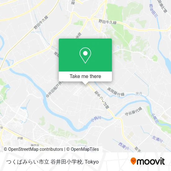 つくばみらい市立 谷井田小学校 map