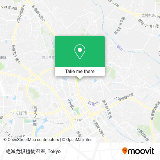 絶滅危惧植物温室 map