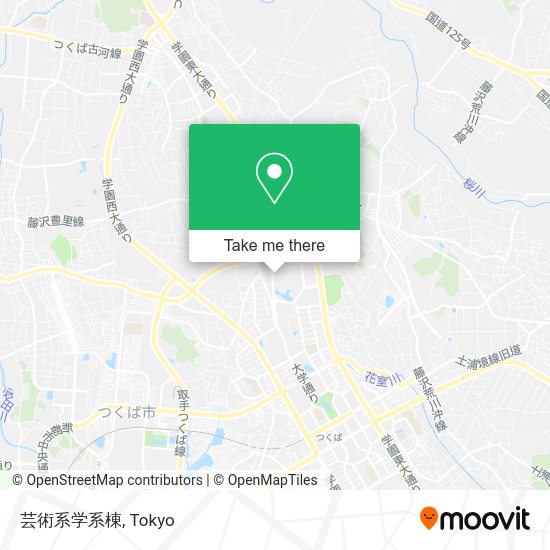 芸術系学系棟 map