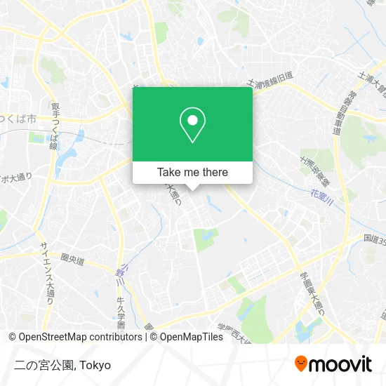 二の宮公園 map