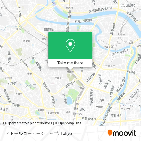 Doutor Coffee Shop map