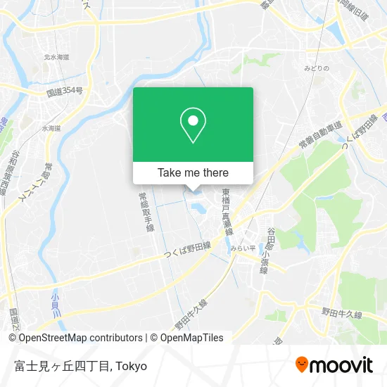 Fujimi Hill Fourth District map