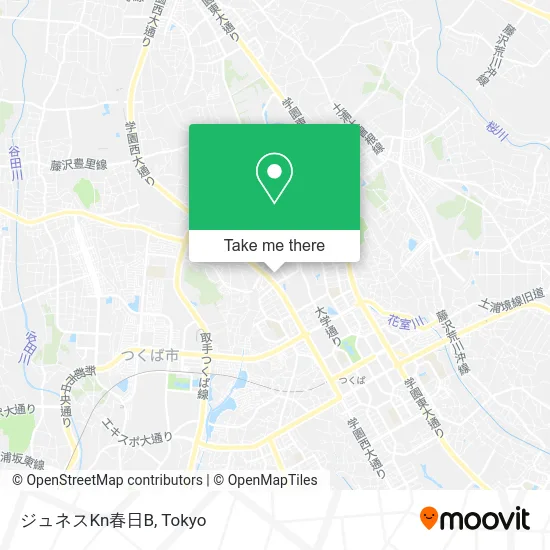 ジュネスKn春日B map