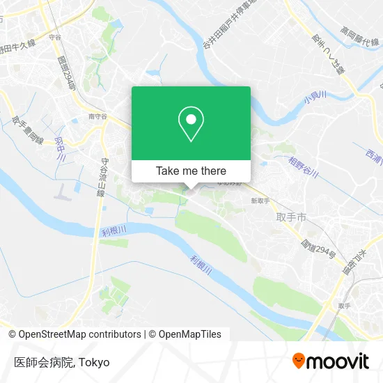 医師会病院 map