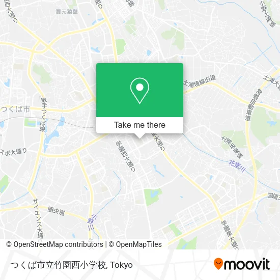 つくば市立竹園西小学校 map