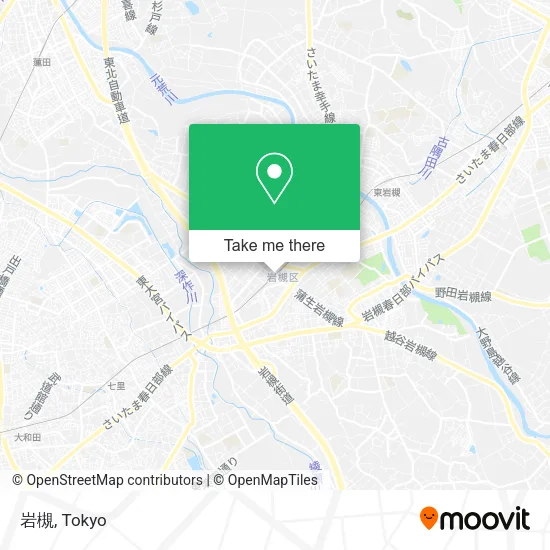岩槻 map