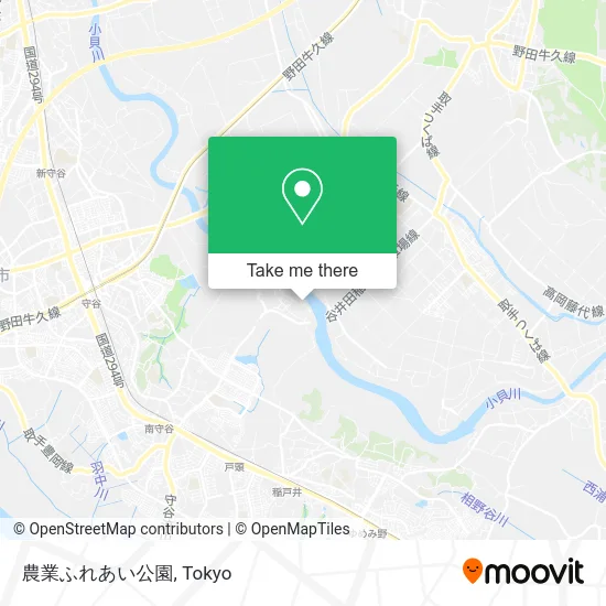 農業ふれあい公園 map