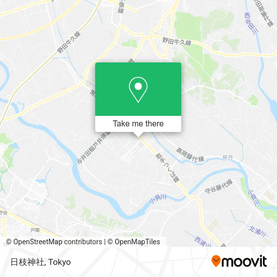 日枝神社 map
