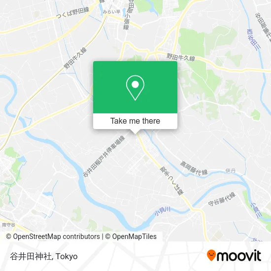 谷井田神社 map