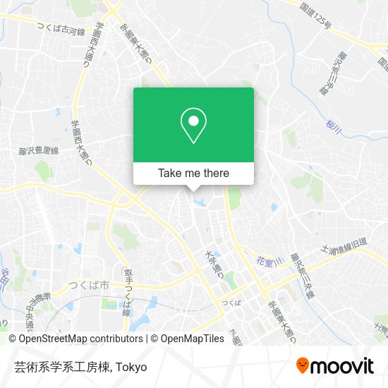 芸術系学系工房棟 map