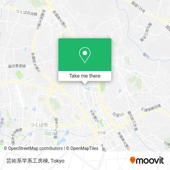 芸術系学系工房棟 map
