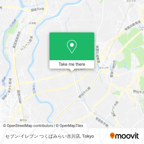 セブン-イレブン つくばみらい古川店 map